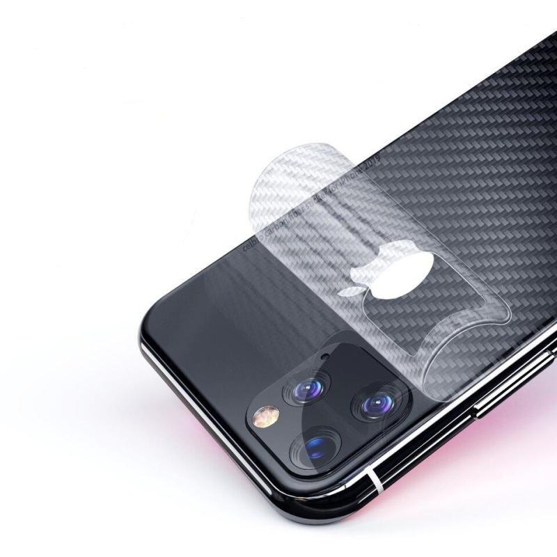 Película Traseira Skin Fibra Carbono Iphone 11 Tela 6.1