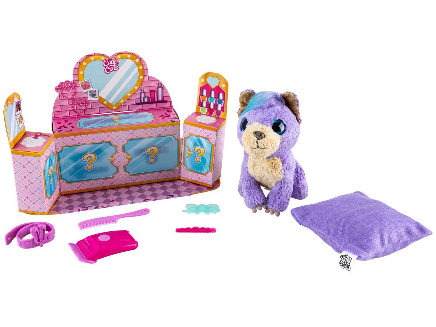 Pelúcia Adotados Cutie Cuts Salão de Beleza