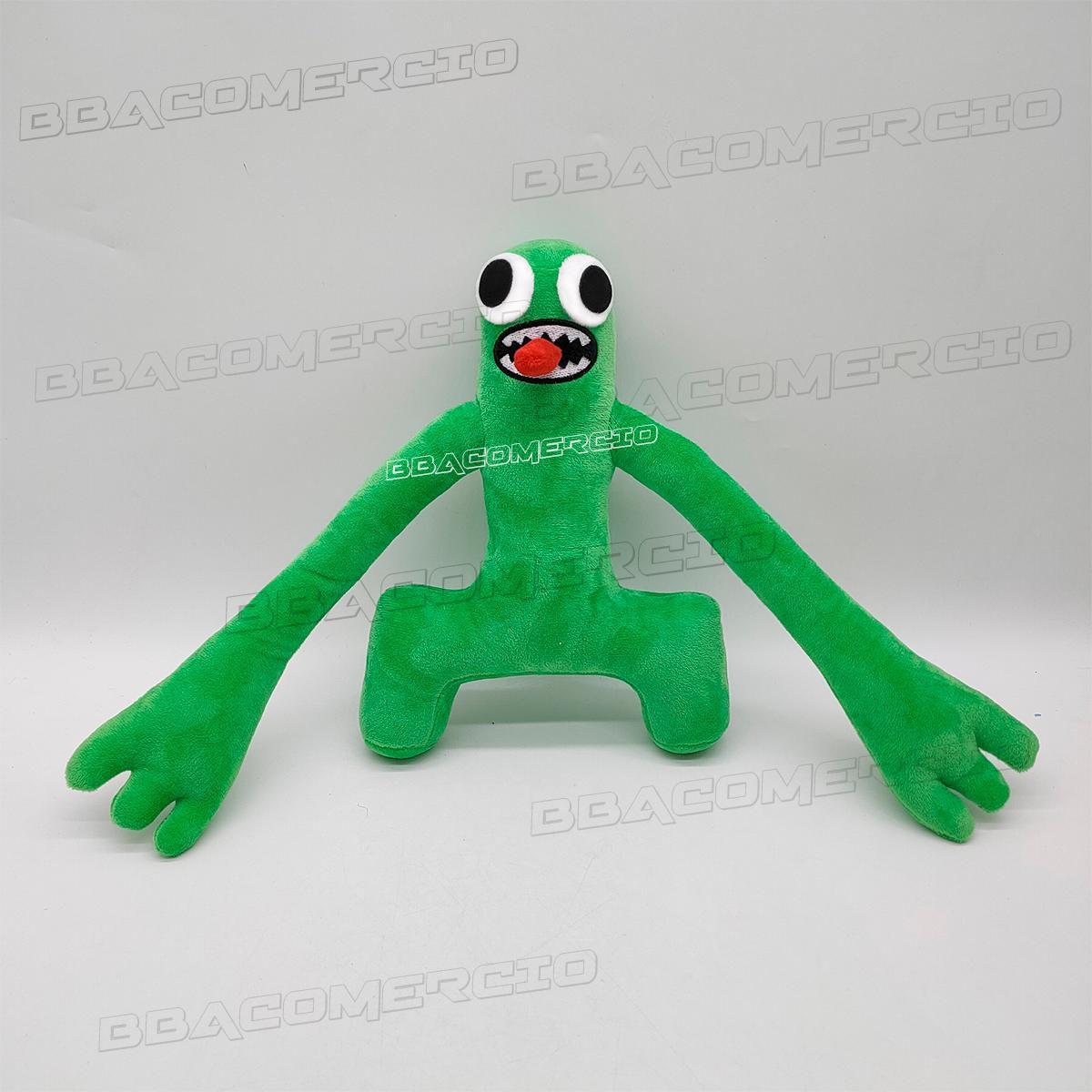 Boneco Green Rainbow Friends Jogo Roblox Pelúcia Verde Lingu - Escorrega o  Preço