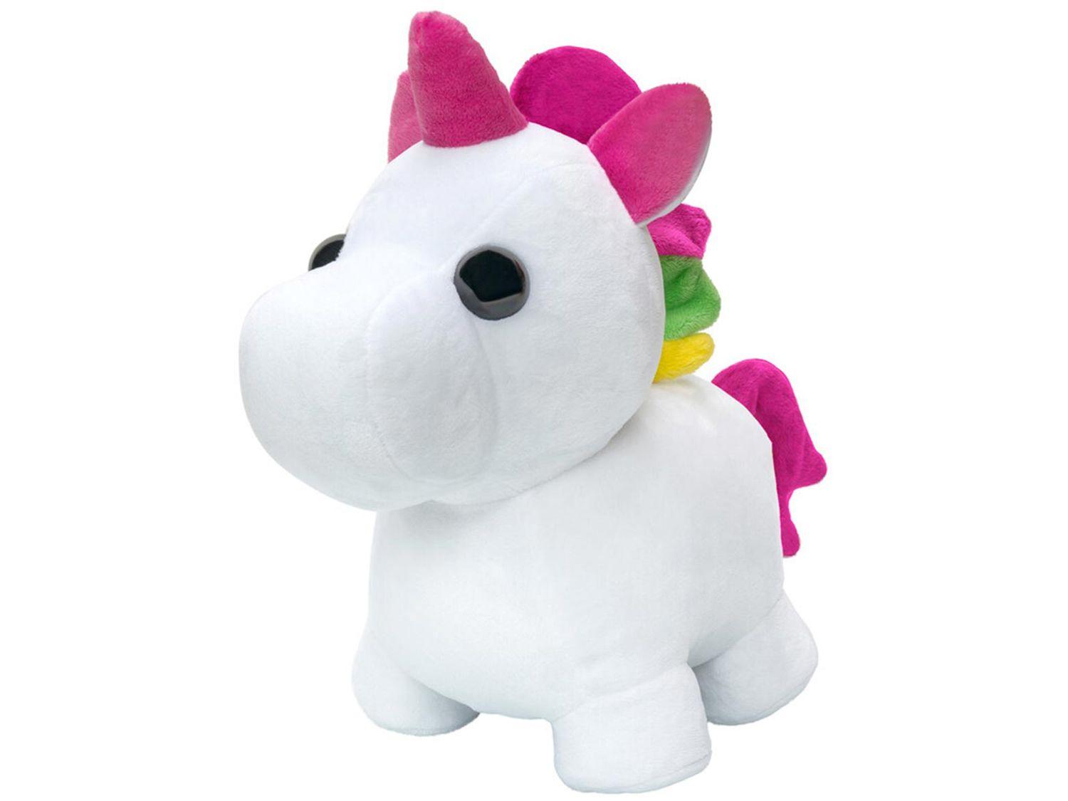 Pelúcia Unicórnio Adopt me Pet Lendário Emite Luz