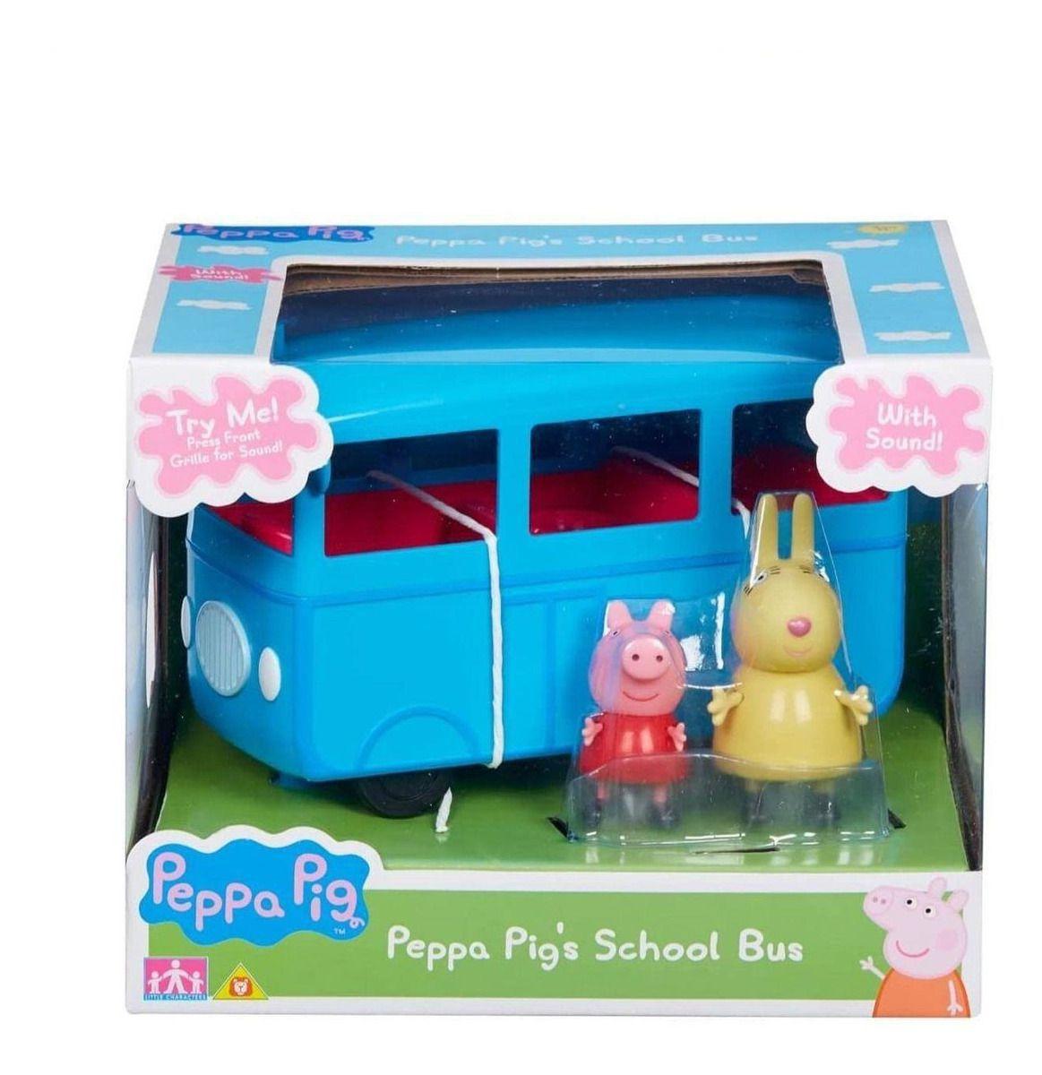 Peppa Pig Ônibus Escolar Da Peppa Com Som Sunny - Caminhões, Motos e ...