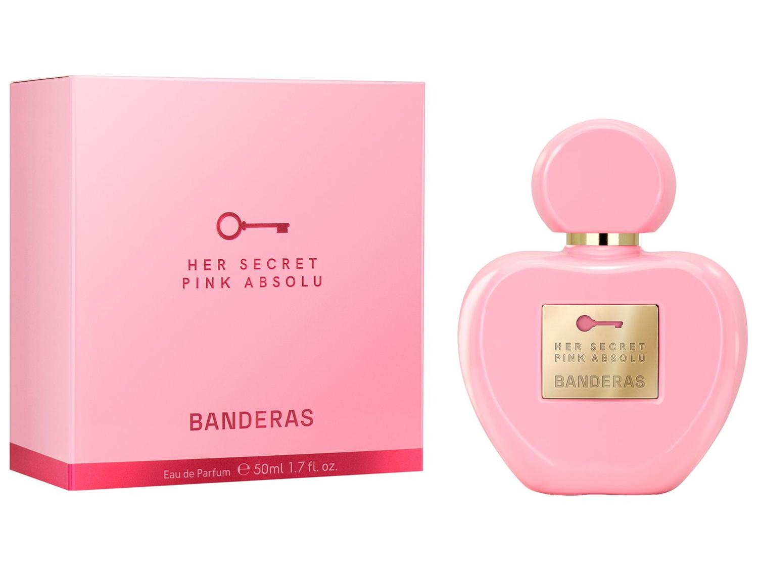Perfume Banderas Her Secret Pink Absolu Feminino Eau de Parfum de 50ml