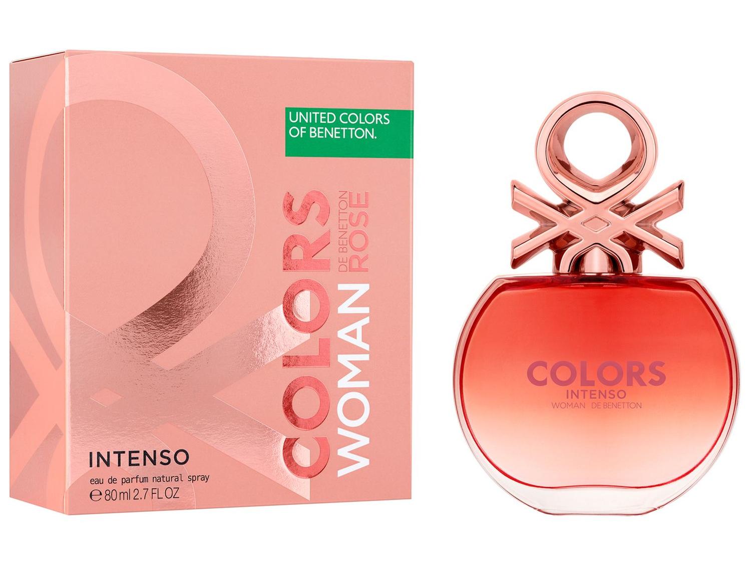 Perfume United Colors of Benetton Colors Rosé Intenso Feminino Eau de Parfum de 80ml
