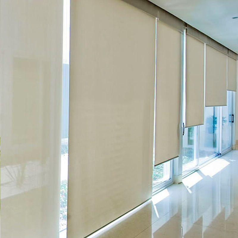 Persiana Rolo Translúcida Bege 160 (L) x 220 (A) cm Cortina Sunscreen