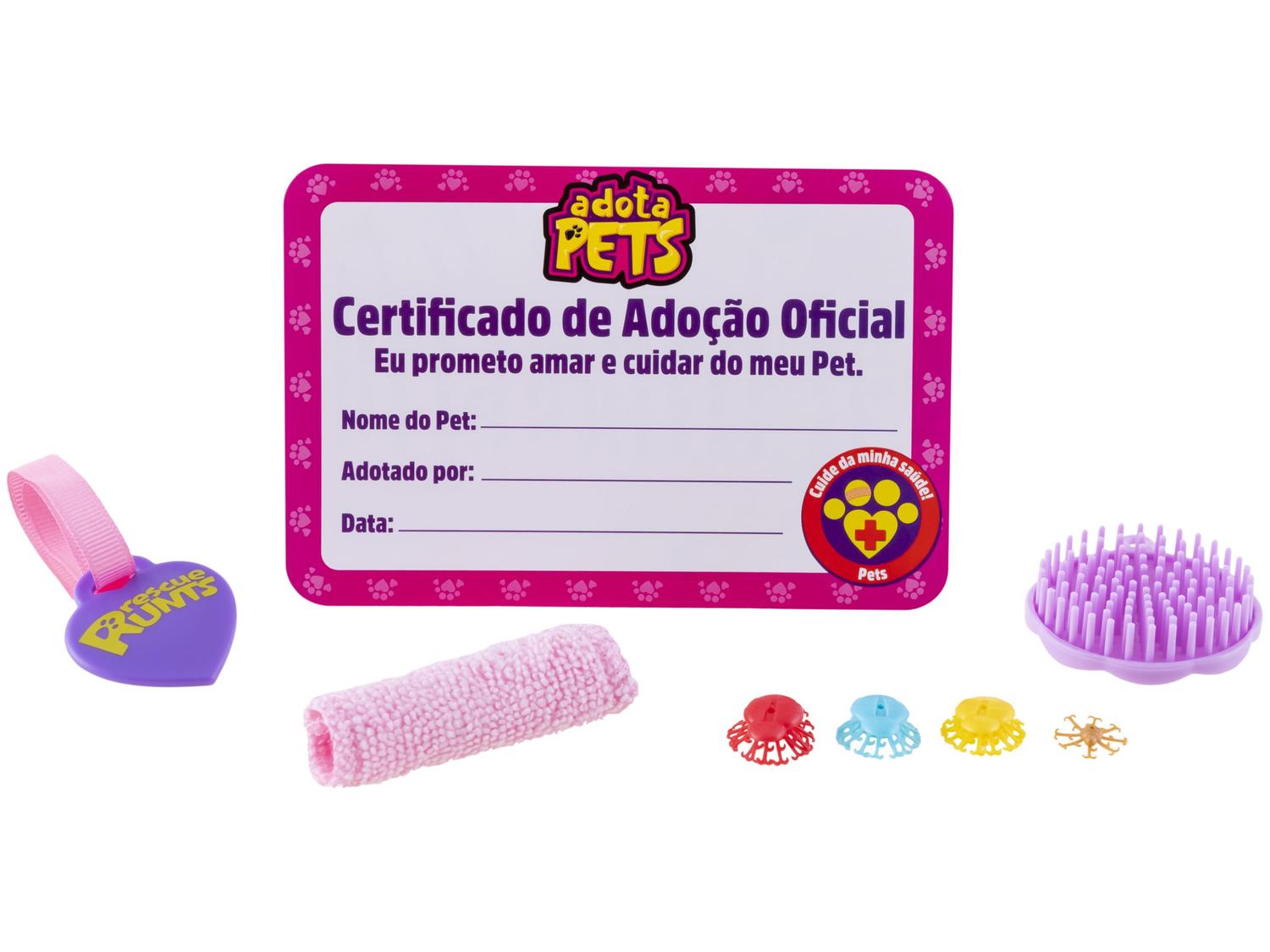 Pet de Brinquedo Adota Pet Lulu Multikids - com Acessórios