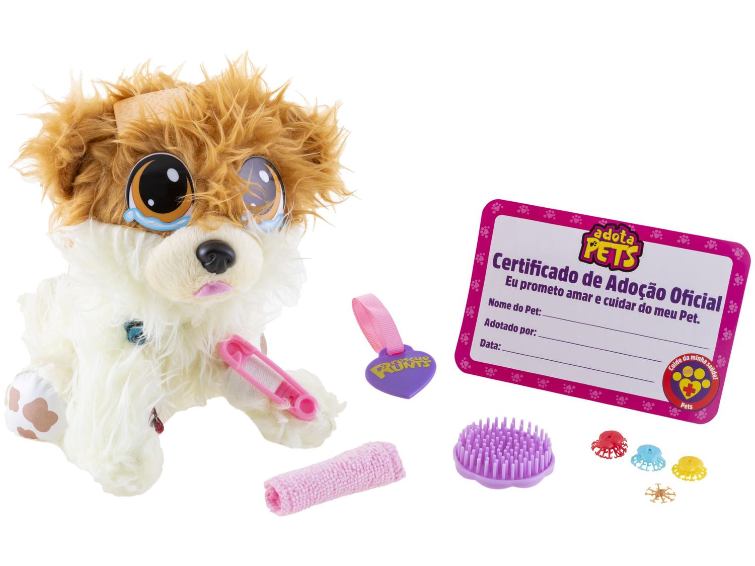 Pet de Brinquedo Adota Pet Lulu Multikids - com Acessórios