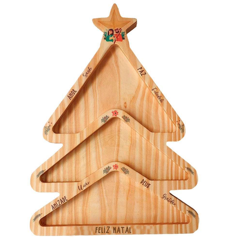 Petisqueira Árvore de Natal 32cm Arteceria - Bandejas e Petisqueiras de  Natal - Magazine Luiza
