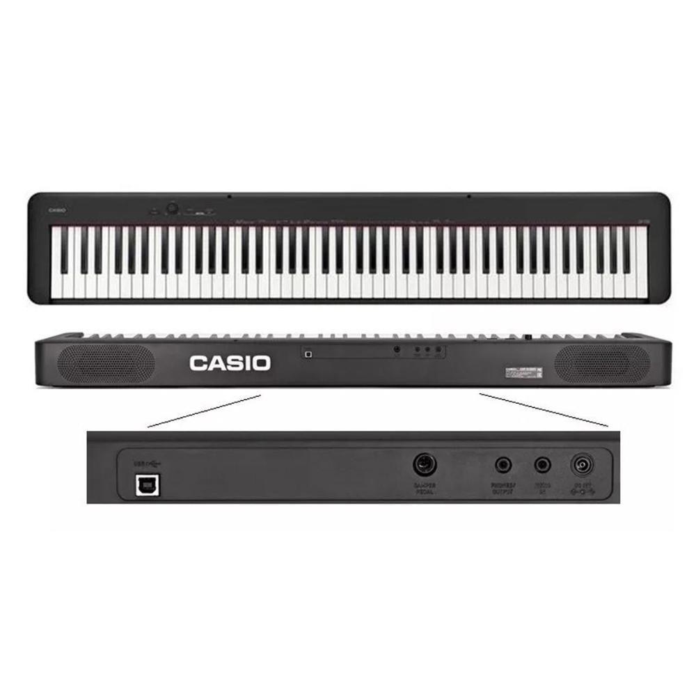 Piano Digital CDPS100 BK Preto 88 Teclas + Pedal SP3 Casio Piano