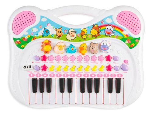 Piano Teclado Musical Fazendinha Animal Infantil Bebê - I Love Novidades