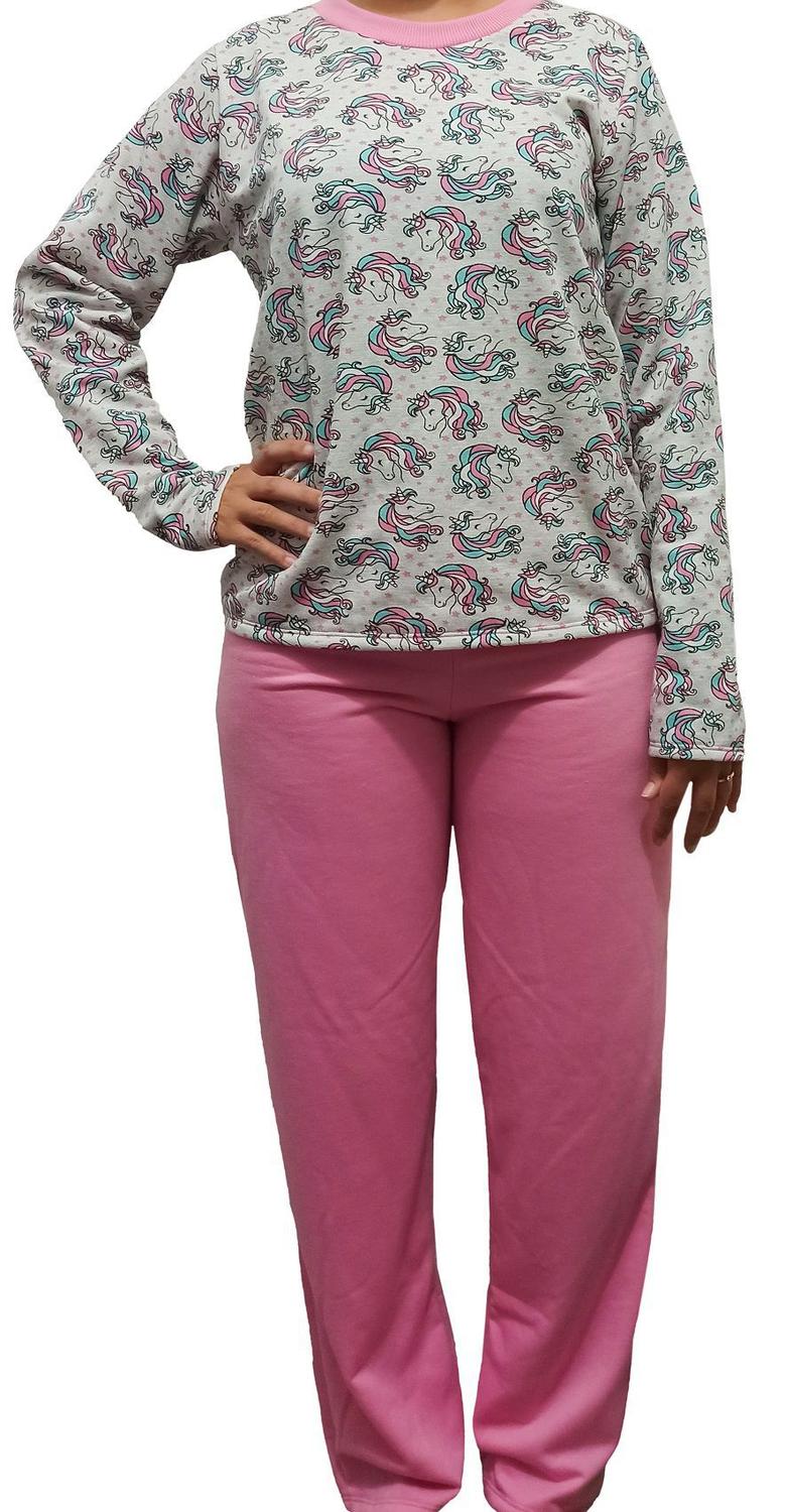 Pijama adulto de inverno feminino moletinho flanelado P ao GG - Gérbya - Pijama  Feminino - Magazine Luiza