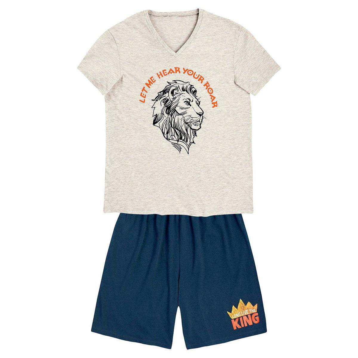 Pijama Adulto Masculino Curto - Rei Leão - Hering - Pijama Masculino -  Magazine Luiza