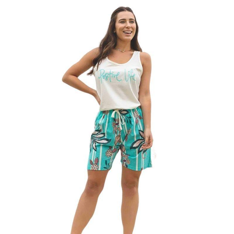 Pijama Bermudol em Malha 100% algodão - SENSARE - Pijama Feminino -  Magazine Luiza