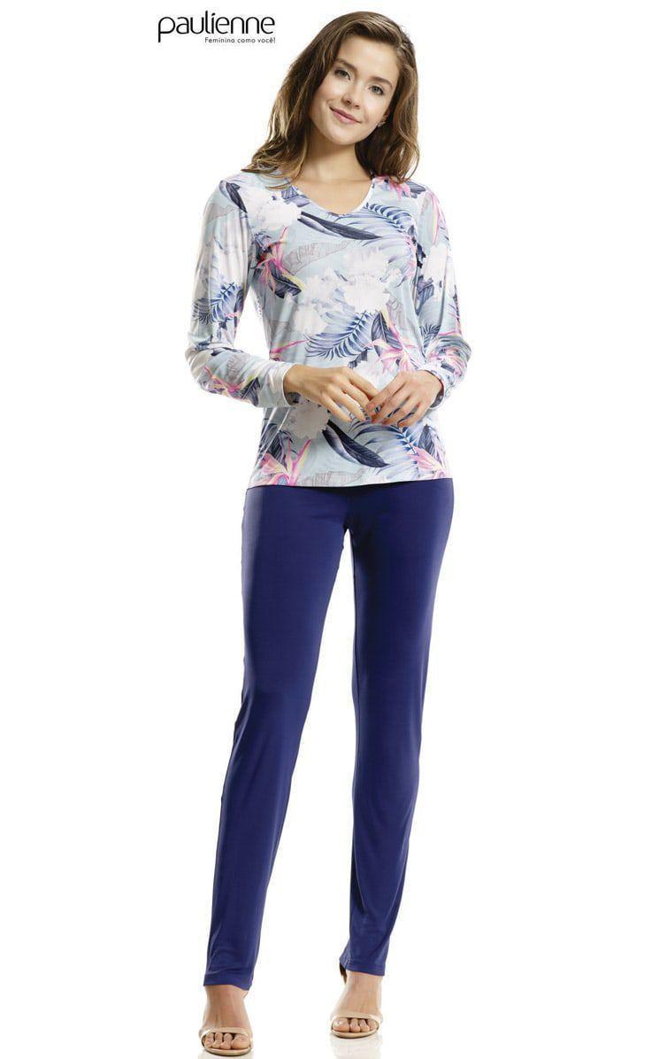 pijama calça e blusa feminino