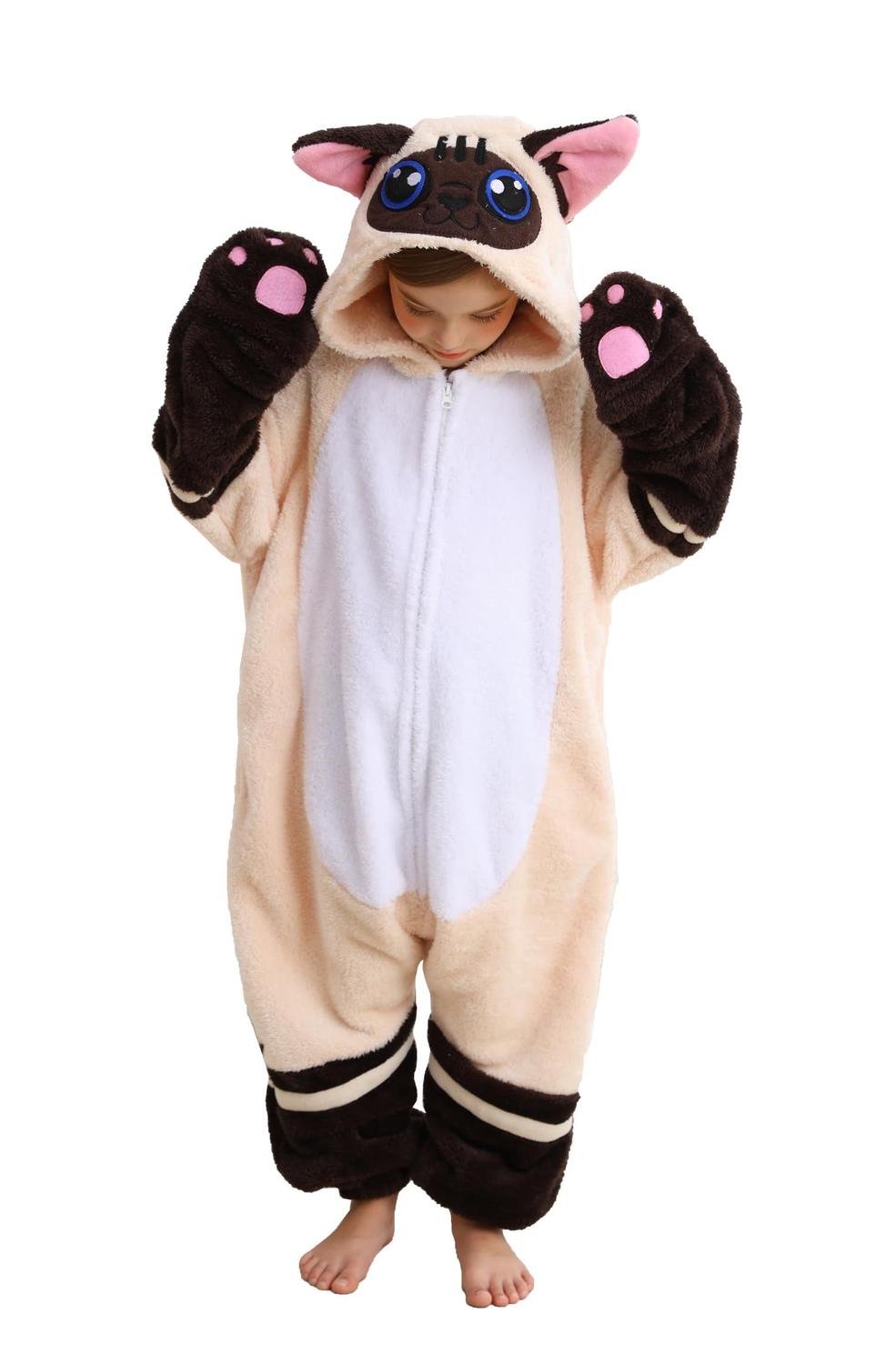 Fantasia Pijama De Gata Comprar Criança Onepiece Kigurumi Pijama