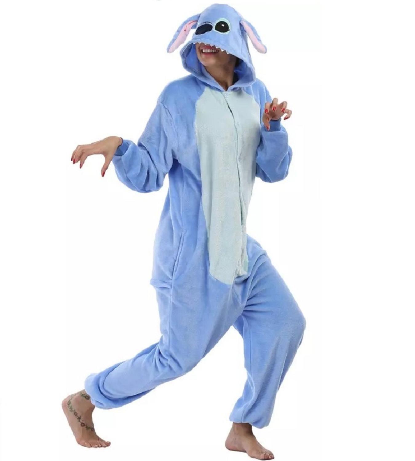 Pijama Curto Adulto - Stitch Ludymilla Lingerie