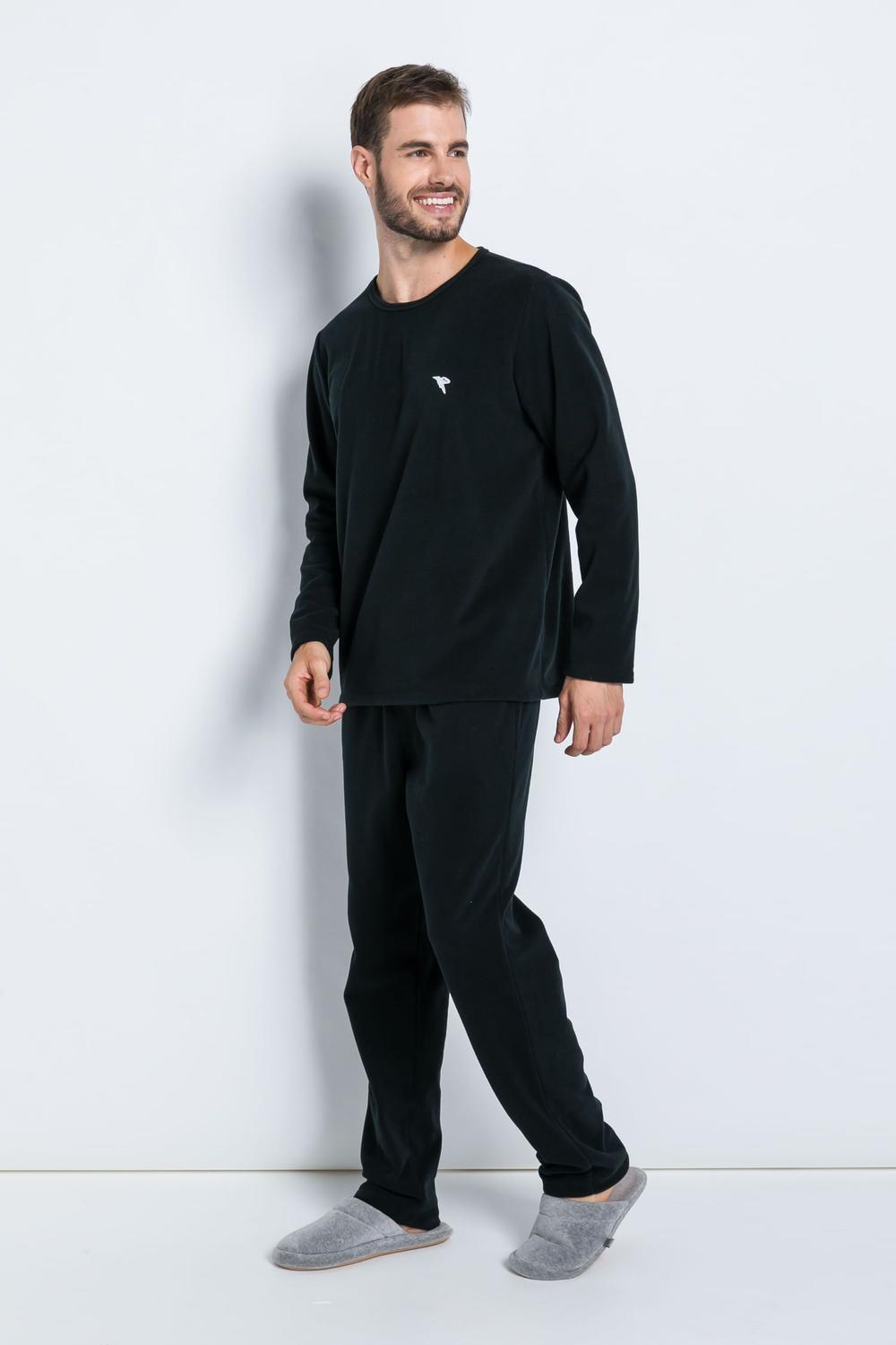 Pijama longo masculino soft - classicos - ACUO - Pijama Masculino -  Magazine Luiza