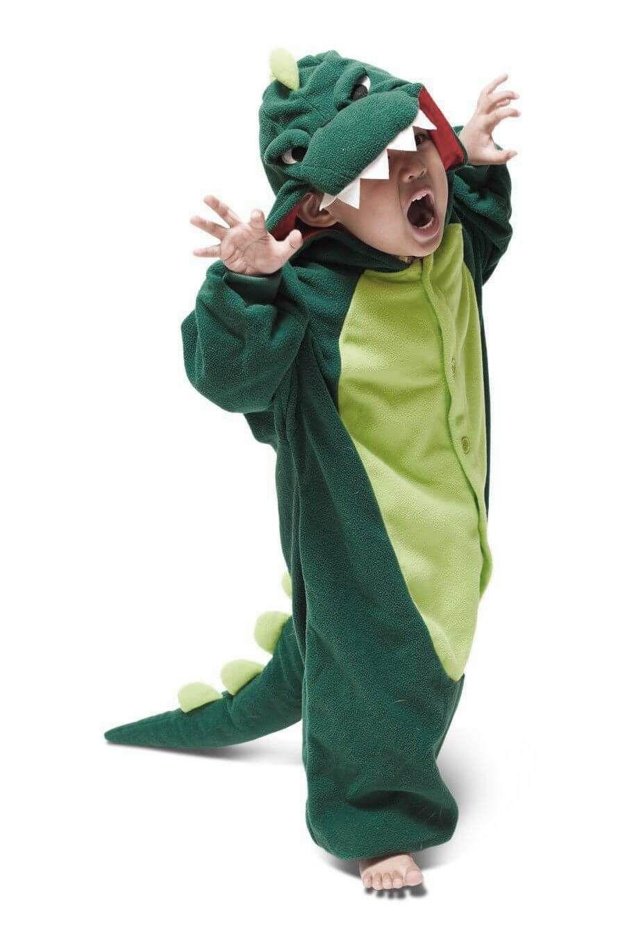 Pijama Macacão Infantil Dinossauro Kigurumi de Menino Com Capuz Cosplay -  Ki Fofura - Pijama Infantil - Magazine Luiza