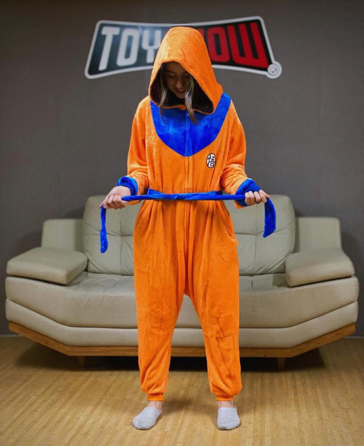 Pijama Macacao Kigurumi Adulto GOKU Zona Criativa Outros Moda e Acessorios Magazine Luiza