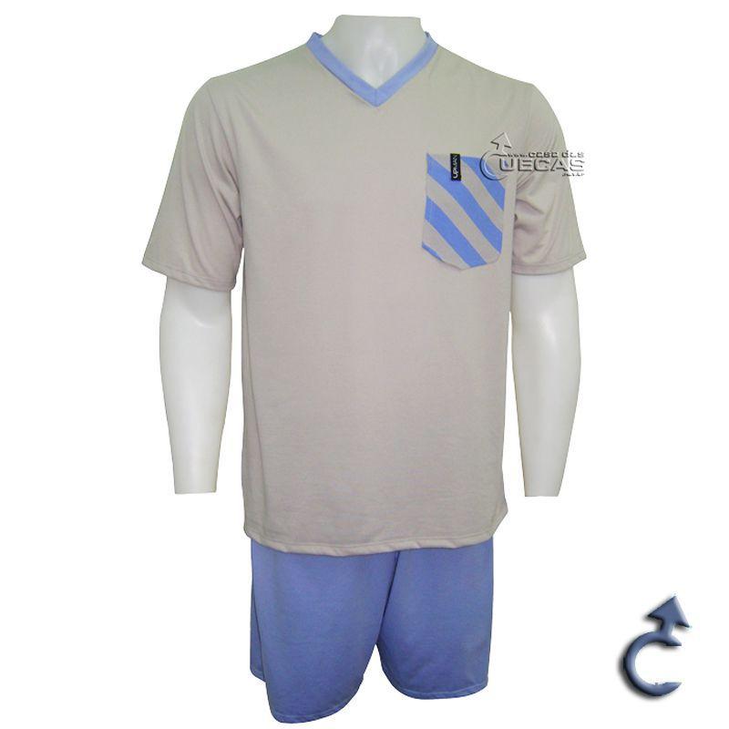 Pijama Masculino Upman Curto Decote V - CJ028-348