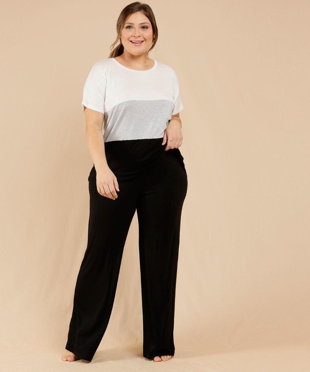 pijamas plus size marisa