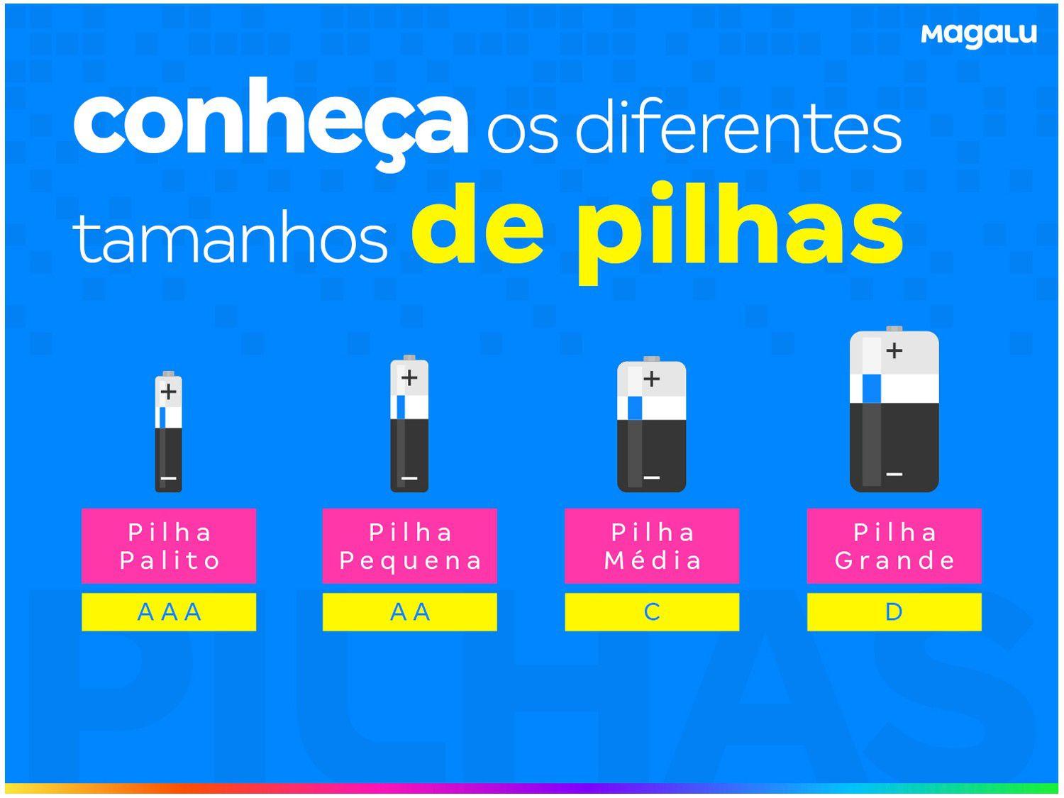 Pilha AAA Palito Alcalina 16 Unidades Duracell Pilhas Magazine Luiza