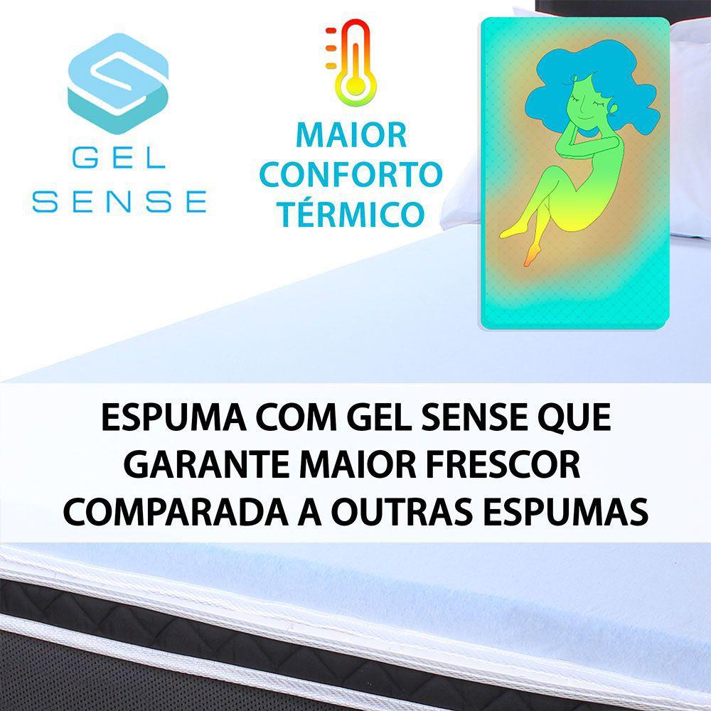 Pillow Top Casal Espuma Da Nasa Viscoelástico Extra Conforto Maciez 4cm