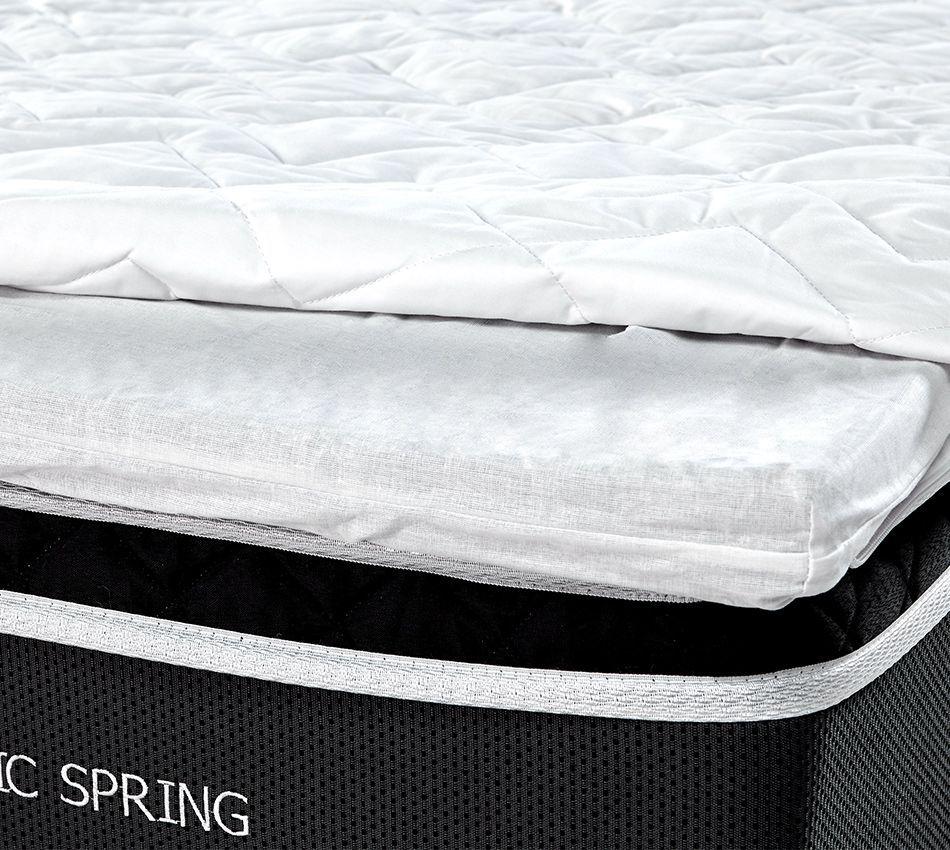 Pillow Top Queen De Espuma Viscoelástico Nasa com Capa Percal BF