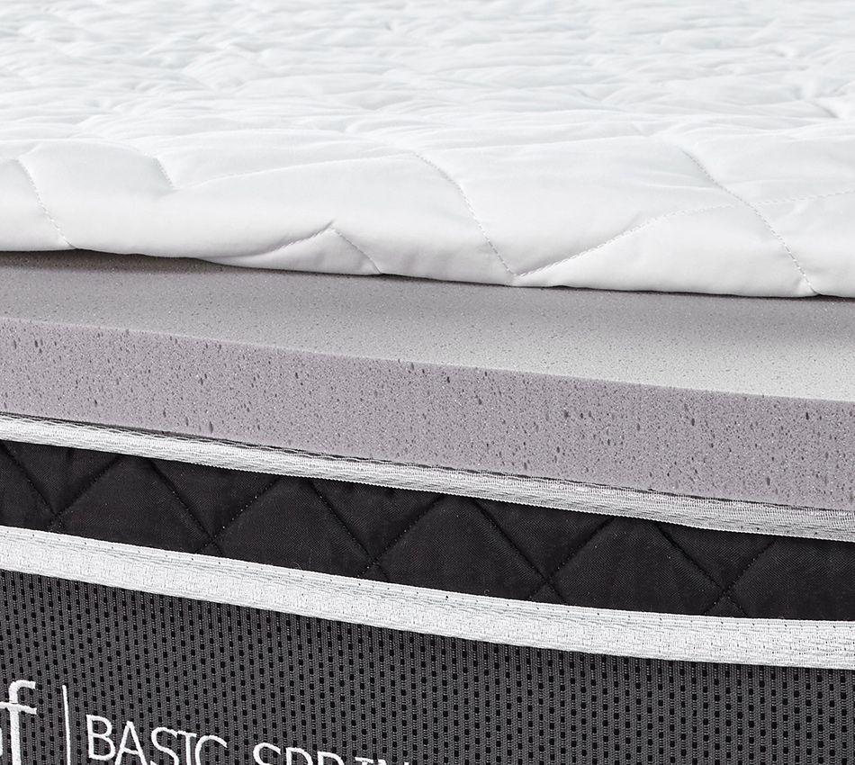 Pillow Top Queen De Espuma Viscoelástico Nasa com Capa Percal F. a