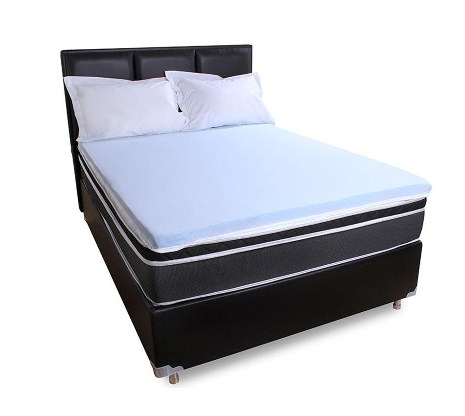 Pillow Top Solteiro de Espuma 6cm Viscoelástico Gel da Nasa Bf