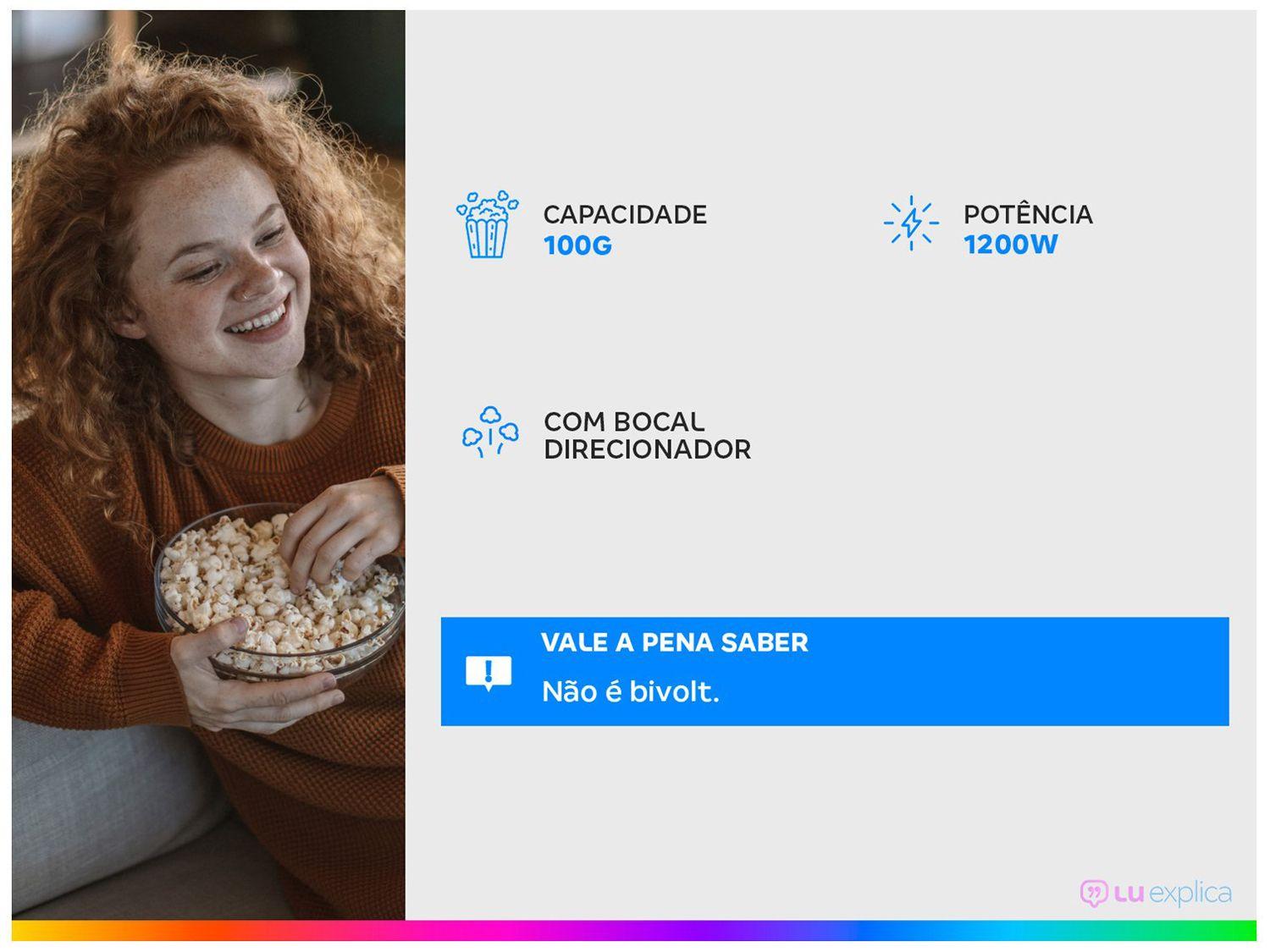 Pipoqueira Elétrica Mondial Popflix PP-03