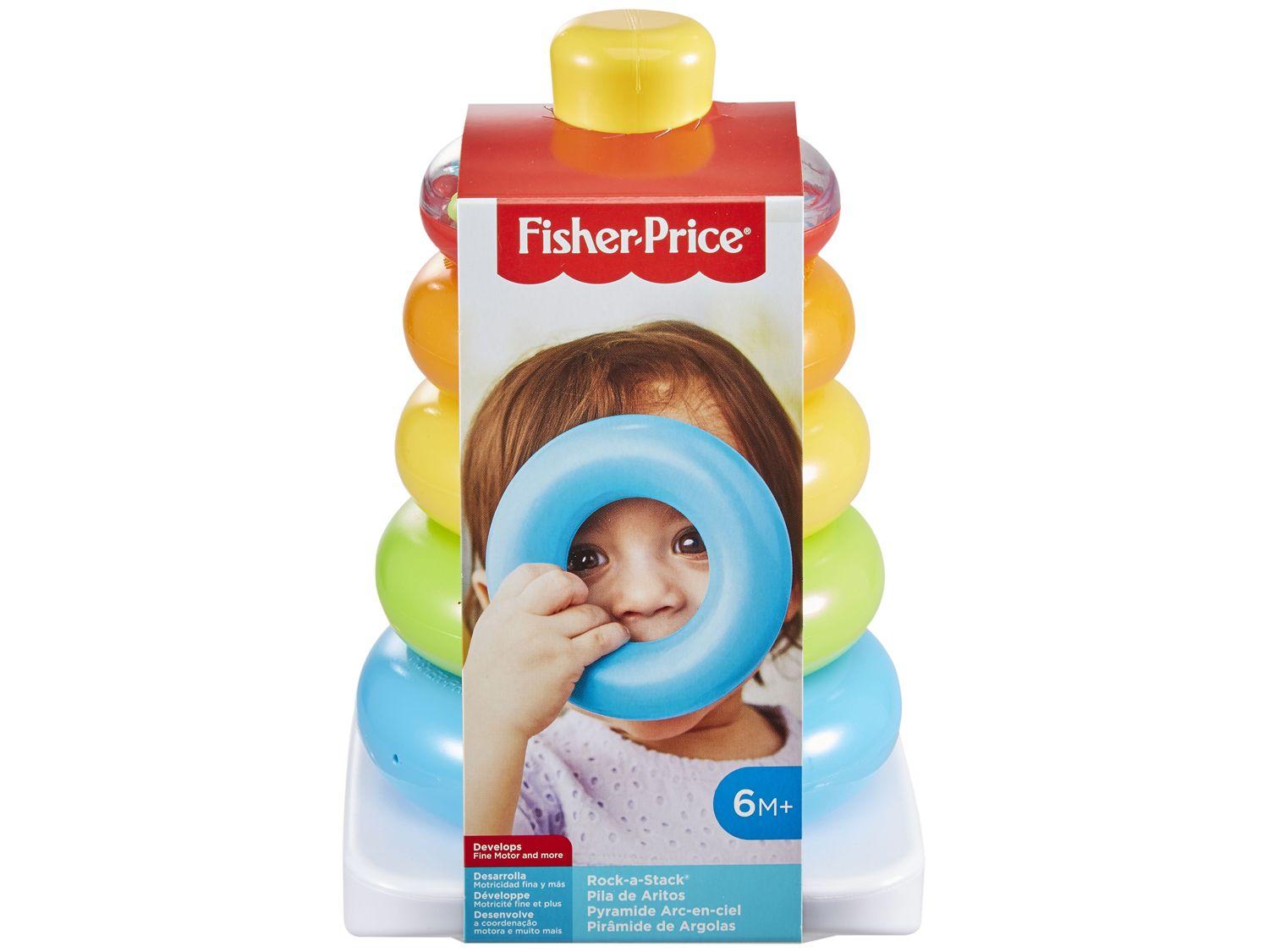 Pirâmide de Argolas Fisher-Price GKW58 Mattel