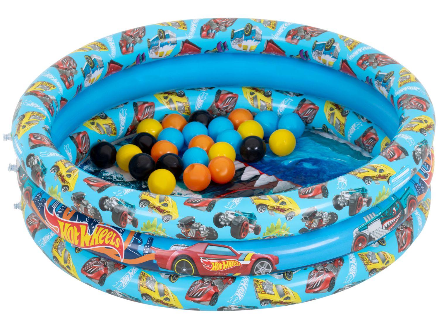Piscina de Bolinha Hot Wheels 25 Bolinhas