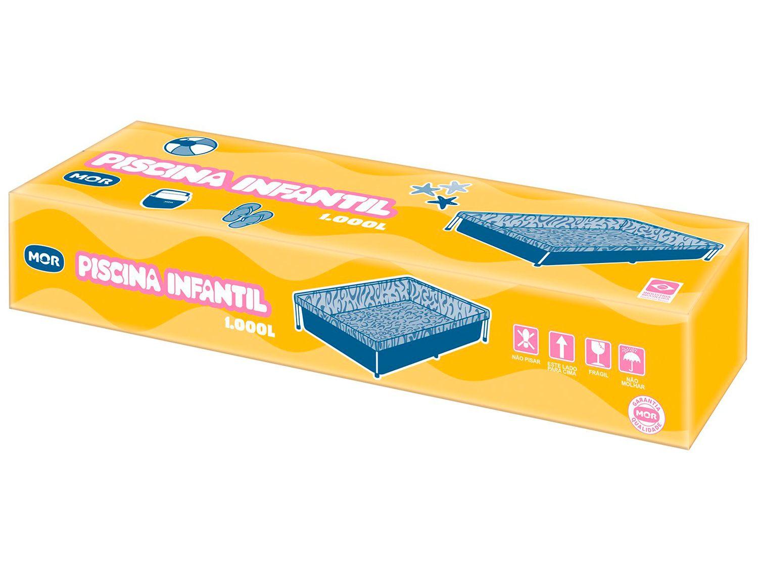 Piscina Infantil Estruturada Retangular Mor 1000L