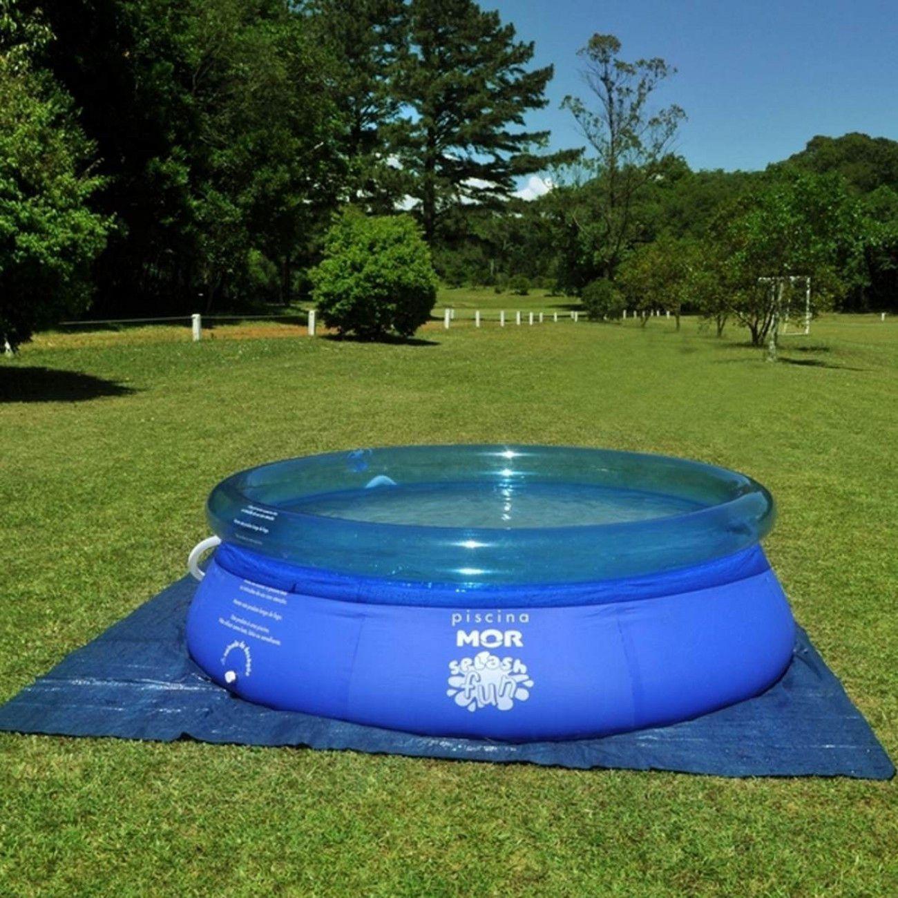 Piscina Inflavel 2400 Litros 2 40 M Redonda Mor Piscina Magazine Luiza