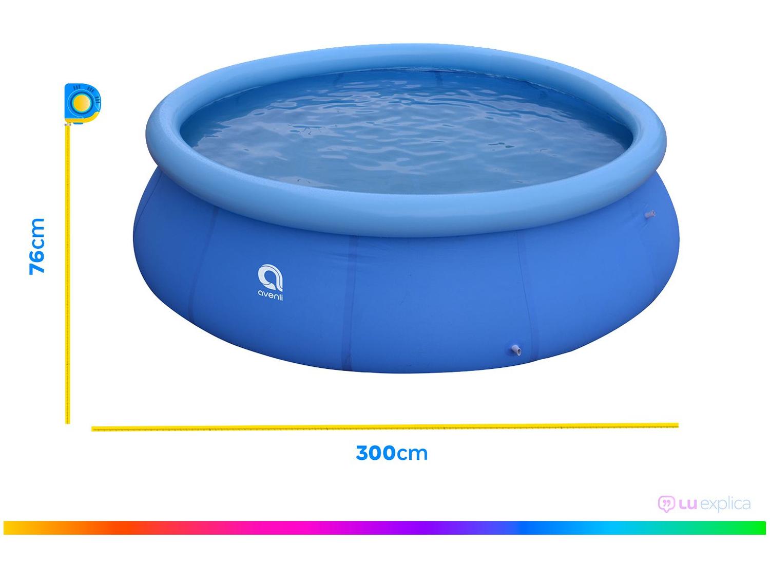 Piscina Inflável Jilong 4760L Redonda 19-10202