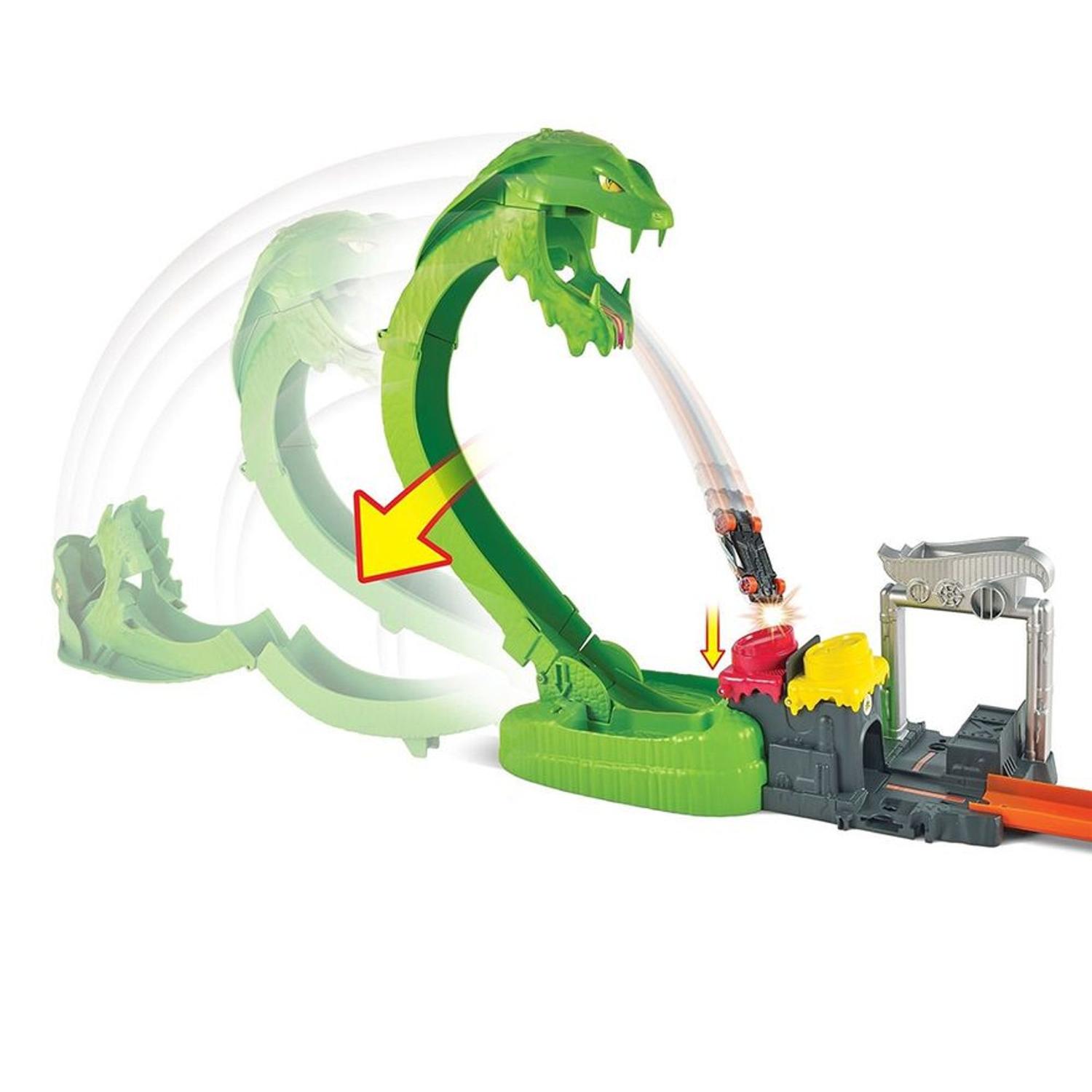 Pista Ataque Tóxico da Cobra Hot Wheels City - MATTEL - Pistas ...
