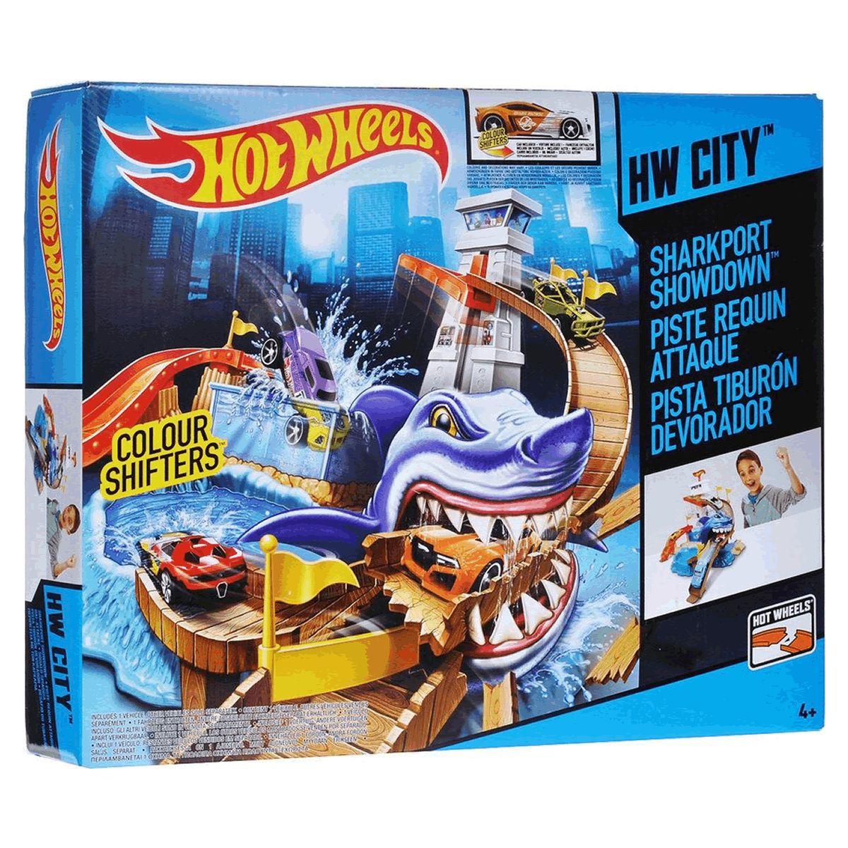 Pista Hot Wheels Ataque Do Tubarão Color Change Mattel Pistas Magazine Luiza