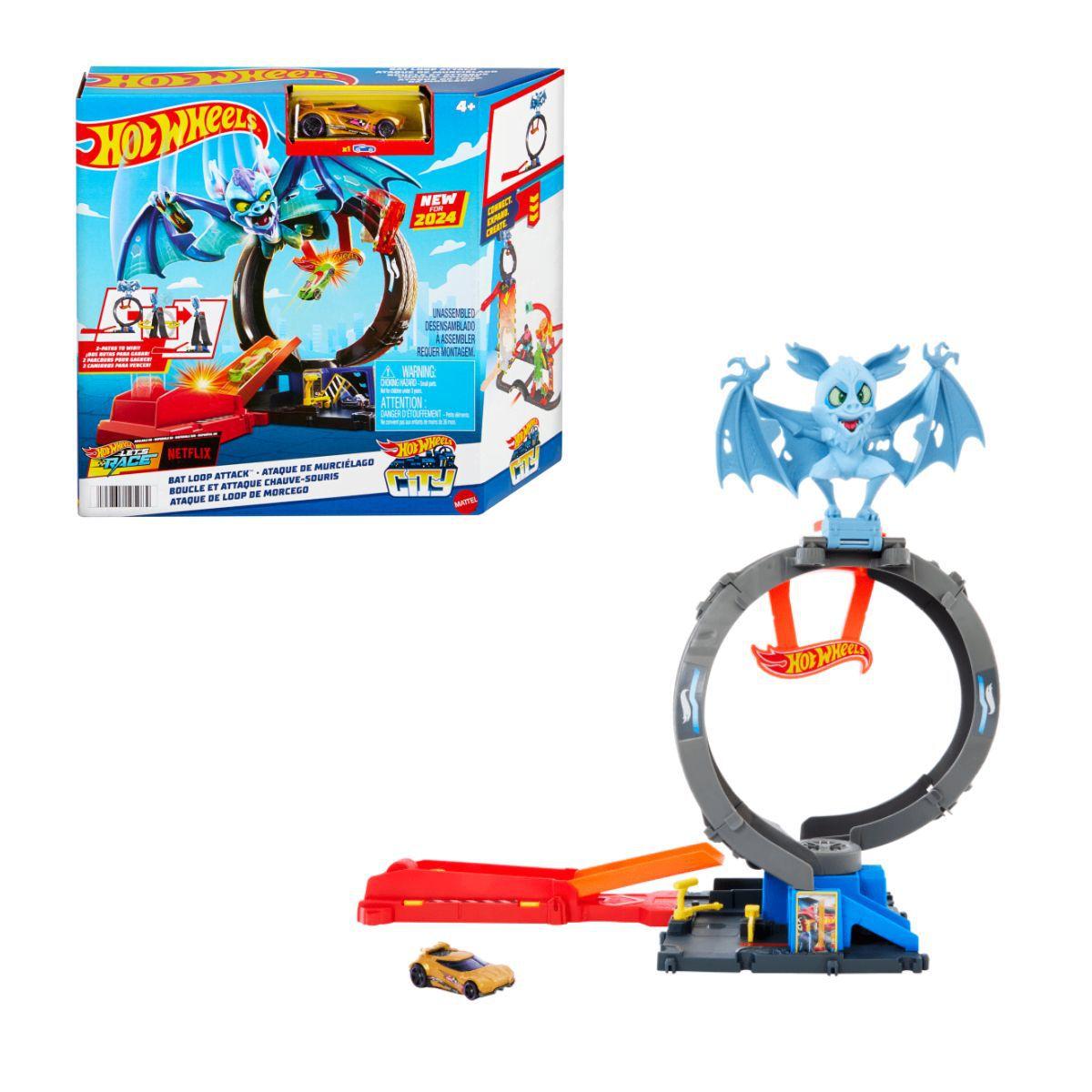 Pista Hot Wheels City Ataque do Morcego c/ Carrinho Mattel - Pistas de  Brinquedo - Magazine Luiza