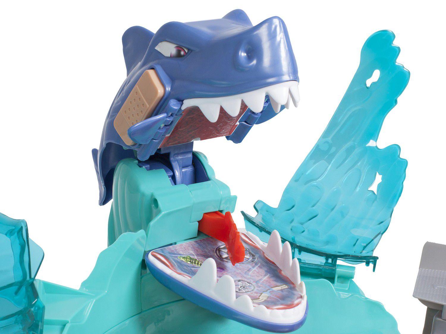 Pista Hot Wheels City Ataque Tubarão Mattel FNB21 Pistas Magazine Luiza