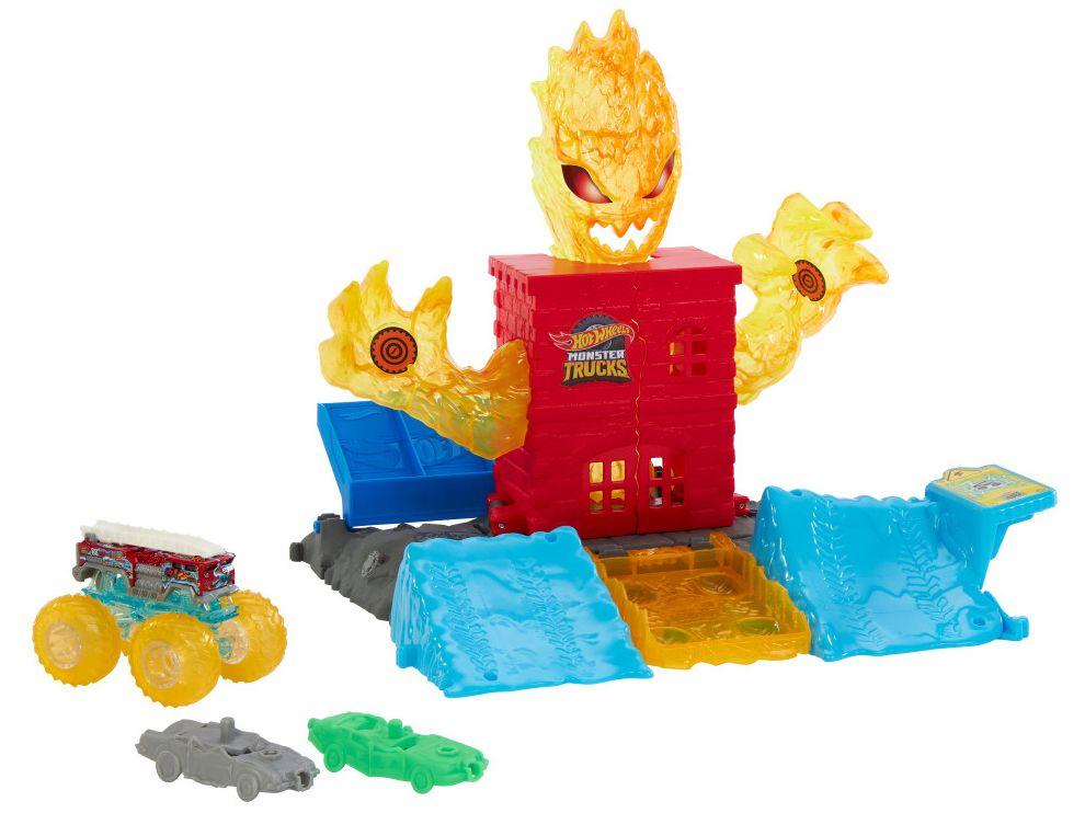 Pista Hot Wheels Monster Trucks Arena Energia 