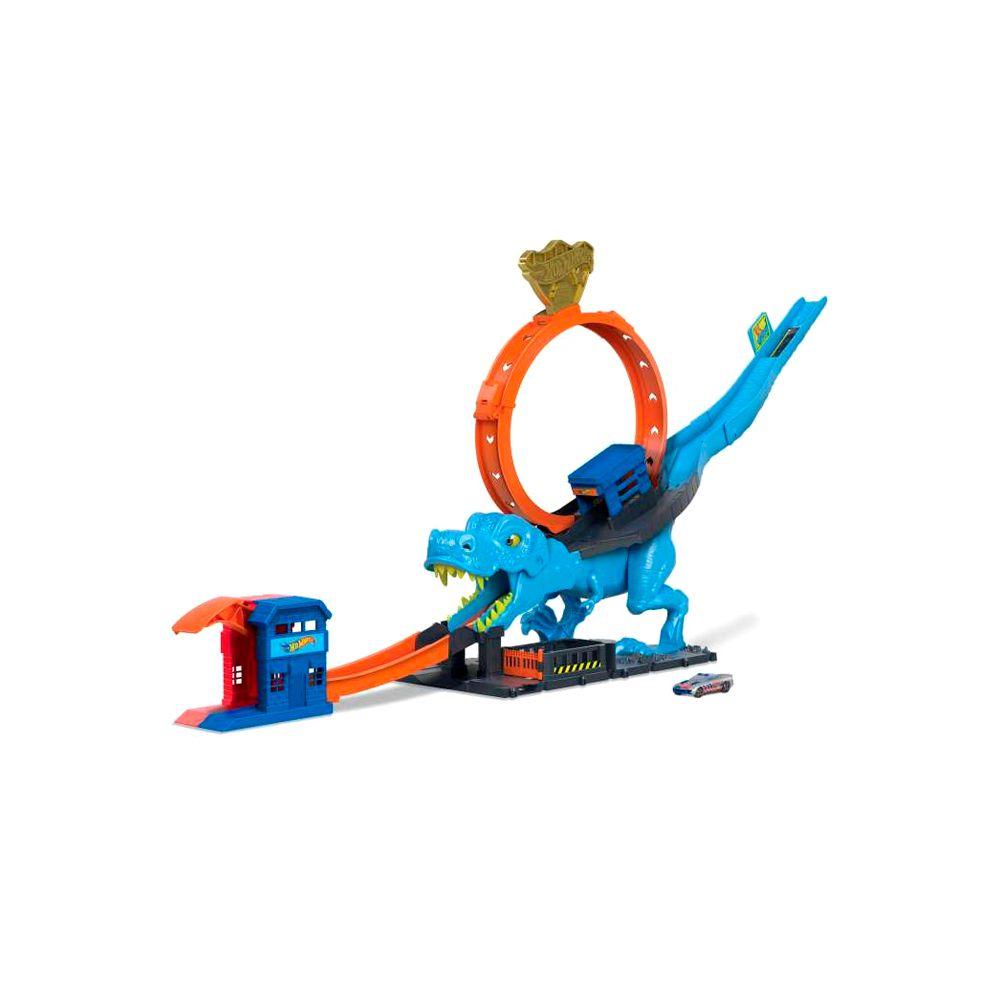 rex pista hot wheels city garage