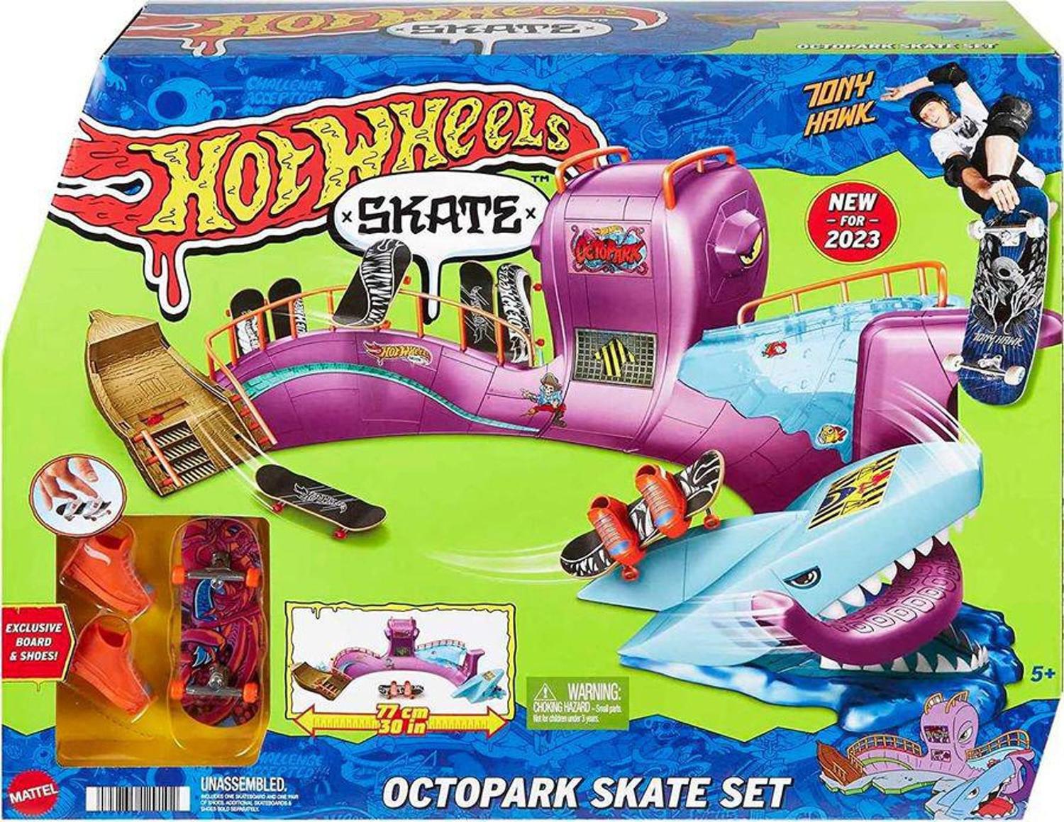 Hot Wheels Skate Dedo Tony Hawk Trick Attack Tubarão Things