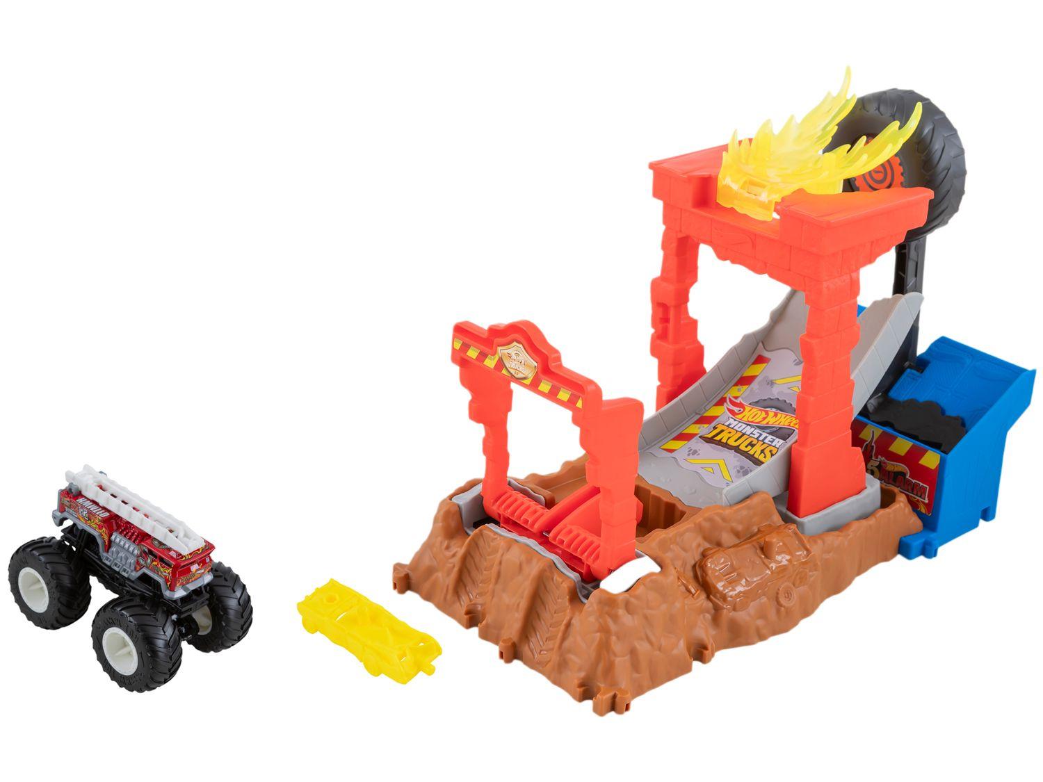 Pista Monster Trucks Hot Wheels Arena de Demolição