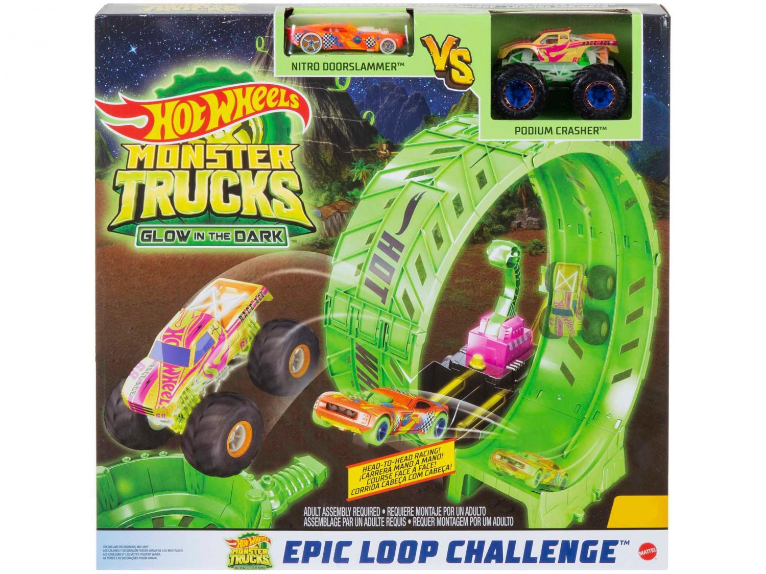 Pista De Corrida - Hot Wheels - Monster Trucks - Arena De Demolição - Mattel
