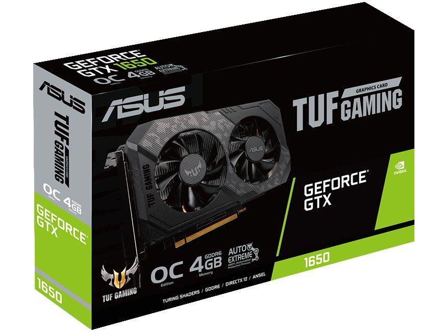 PLACA DE VIDEO ASUS GEFORCE GTX 1650 TUF GAMING OC EDITION