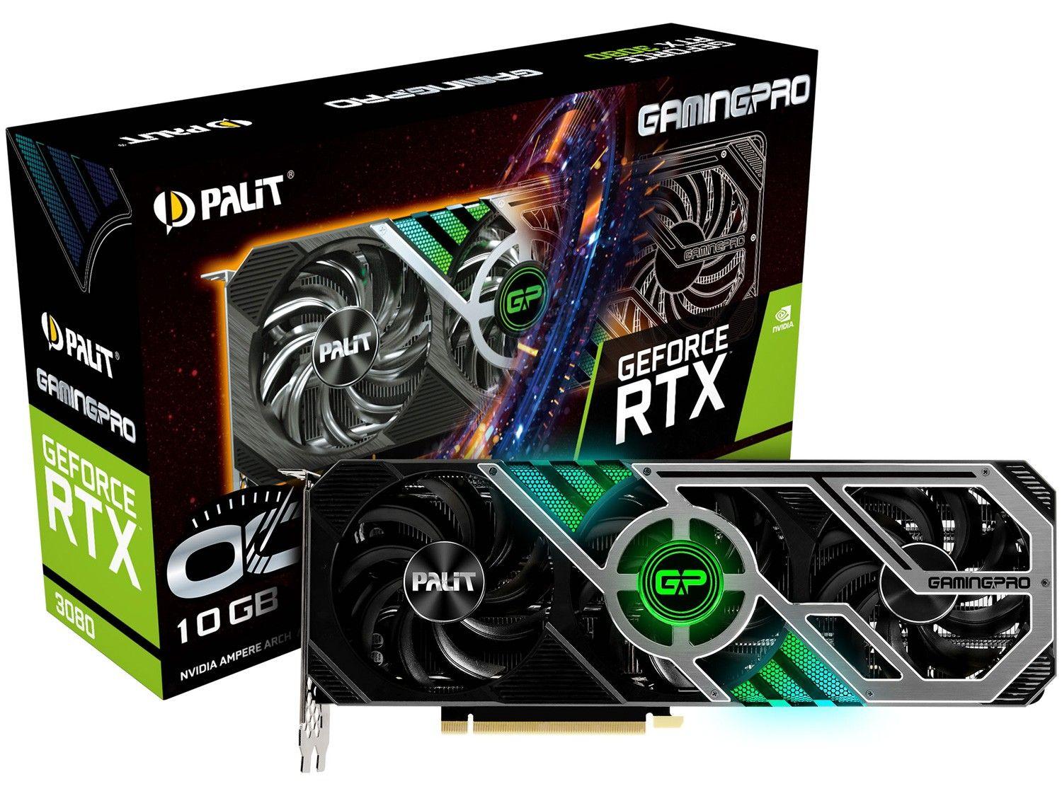 Placa de Vídeo Palit GeForce RTX 3080 10GB