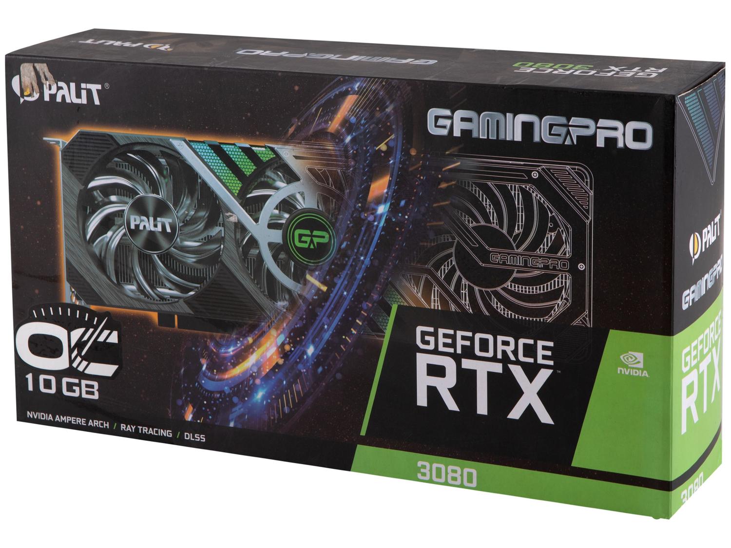 Palit Geforce RTX3080（10GB）完動品 グラボ PLACA DE VIDEO PALIT GEFORCE RTX 3080 GAMINGPRO 10GB GDDR6X 320
