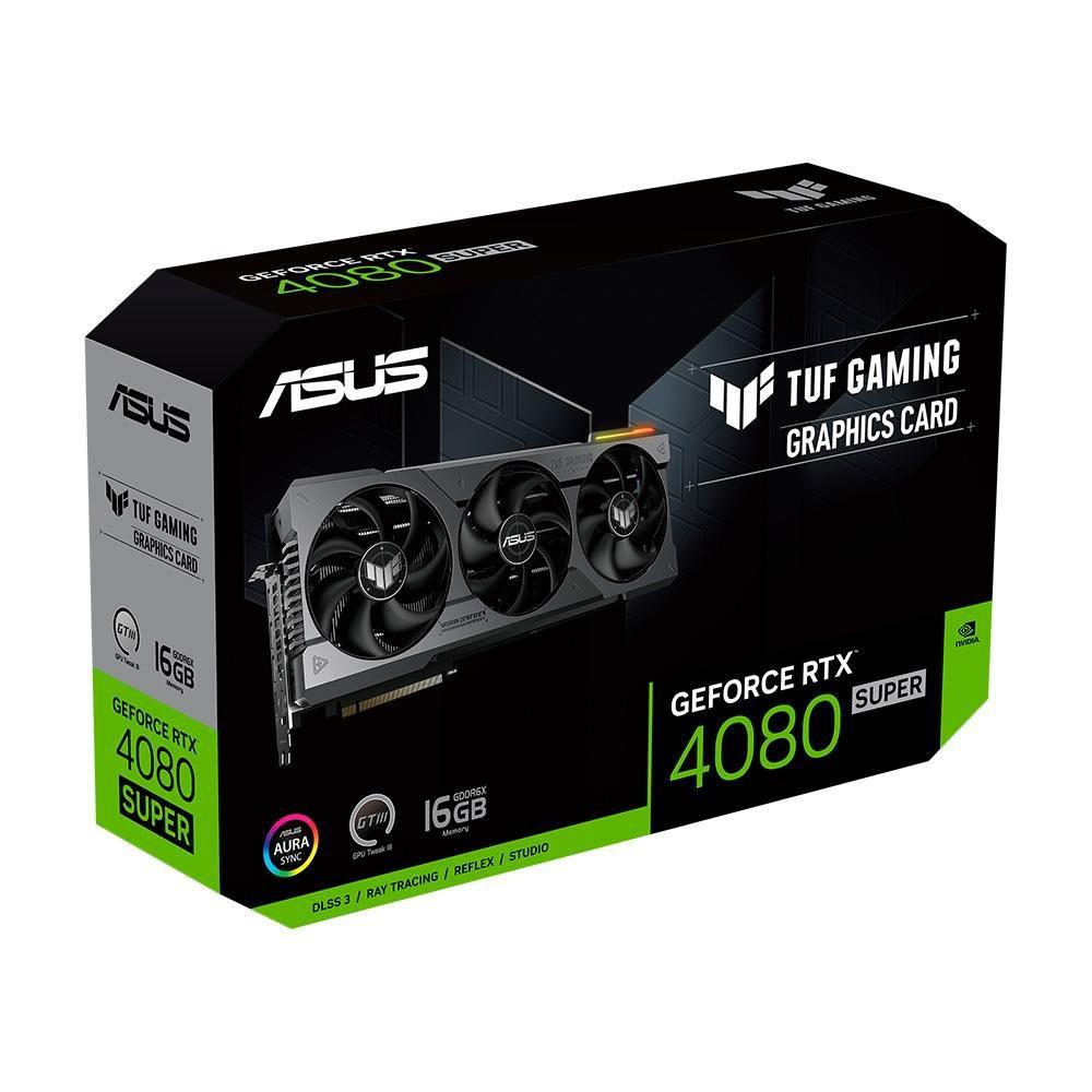 Placa de Vídeo RTX 4080 Super ASUS NVIDIA GeForce TUF 16G Placa de Vídeo RTX 4080 Super ASUS NVIDIA GeForce TUF 16G
