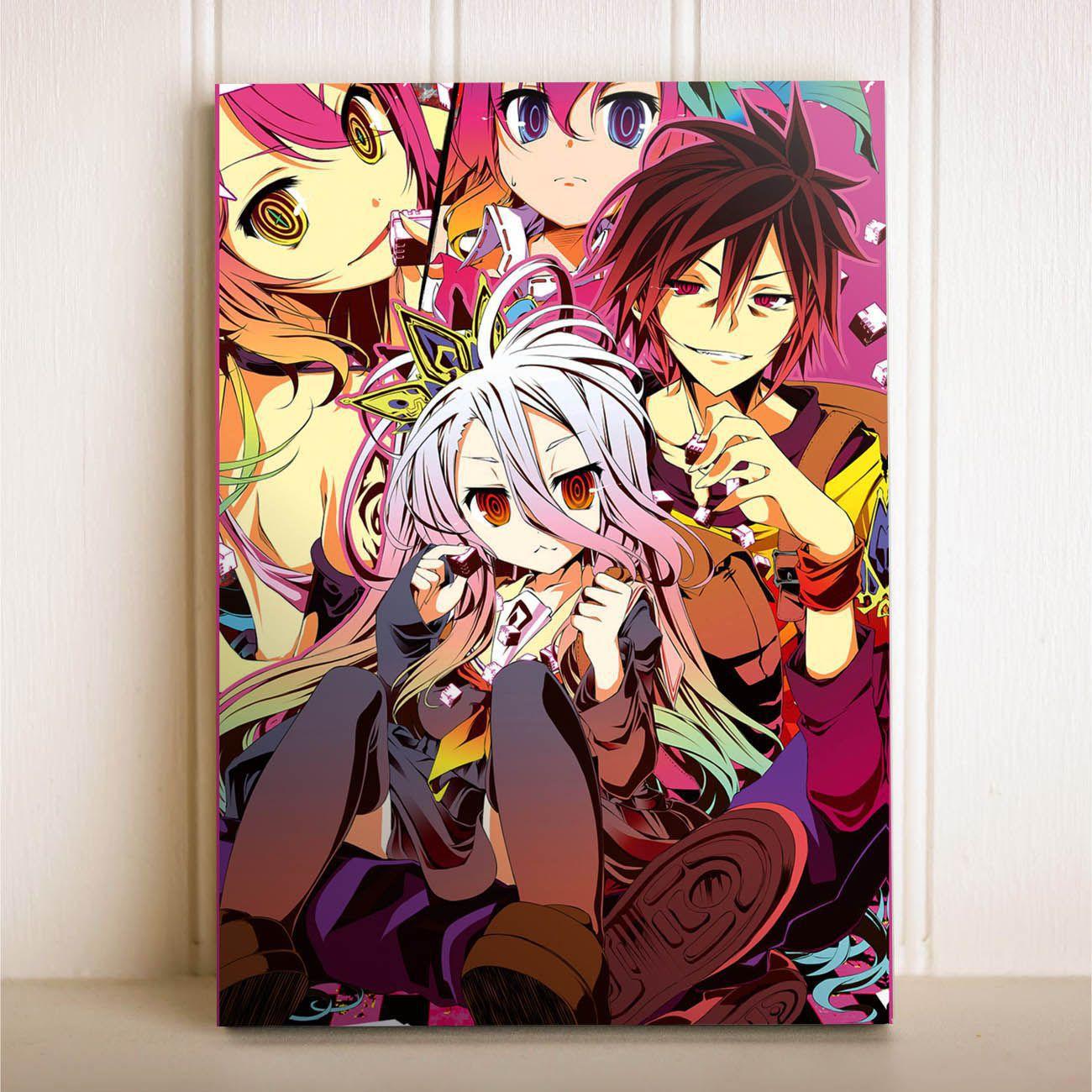 Placa Decorativa Anime No Game No Life Sora e Shiro - Cogumenlo Corp -  Placa Decorativa - Magazine Luiza
