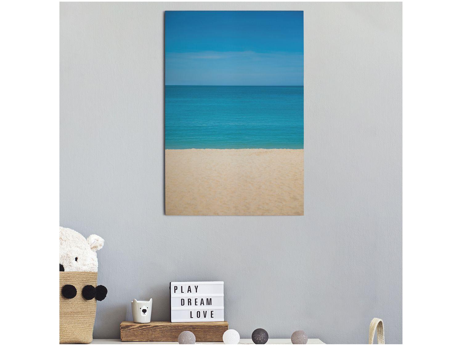 Placa Decorativa MDF Praia 30x44cm 